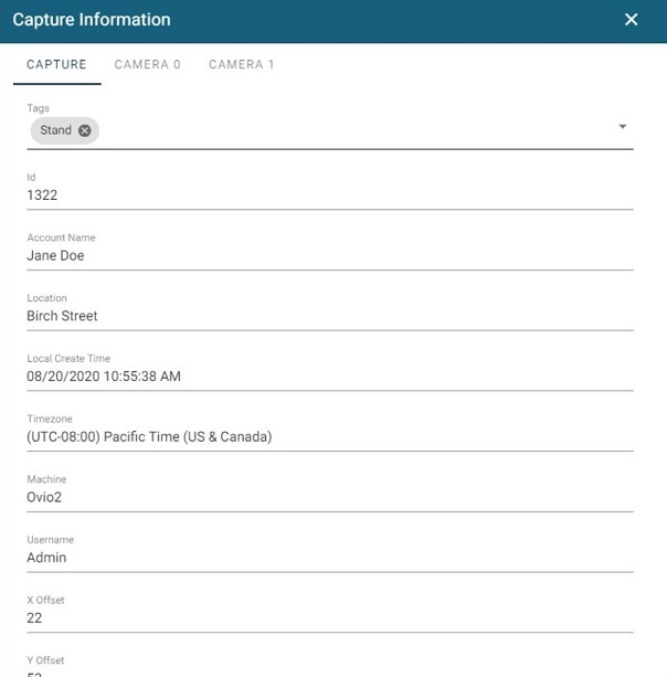 Capture Information
